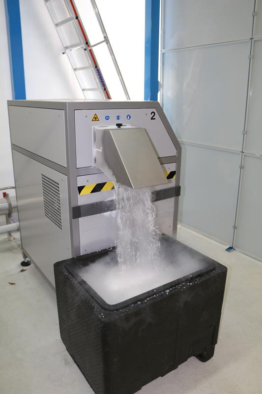 G&B Cryogénie - Nettoyage Cryogénique, Machine de production